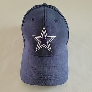 Dallas Cowboys Hat Cap Strap Back Blue White Logo Reebok Mens